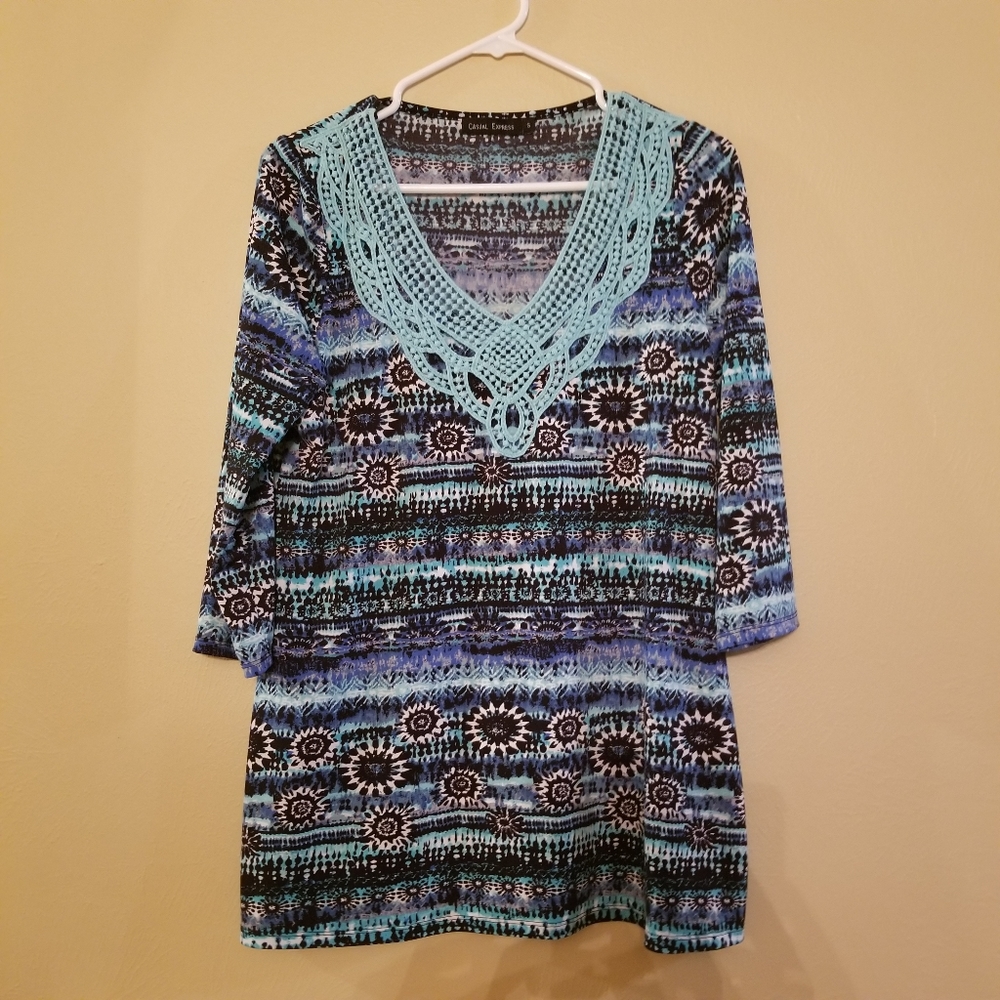 Casual Express Women's Long Sleeve Top Size Small